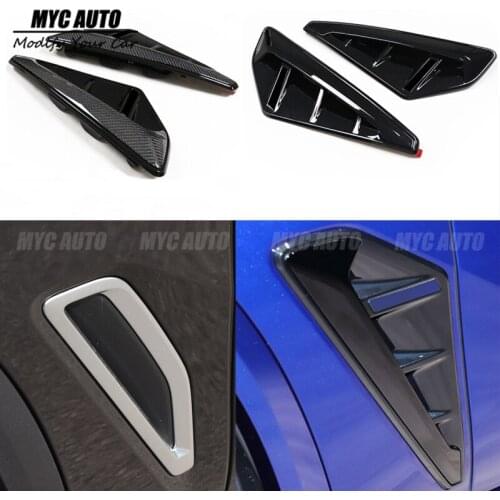 Real Carbon Fiber For BMW X5 G05 2018 2019 2020 2021Side Fender Air Wing Vent Trim Upgrade X5M Style Car Decoration Accessories