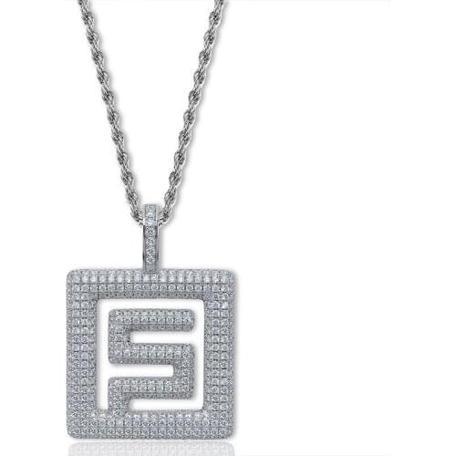 Hip Hop Celebrity Style Symbol Pendant Necklace New Arrival Fashion AAA Zircon Necklace For Men Women Gifts
