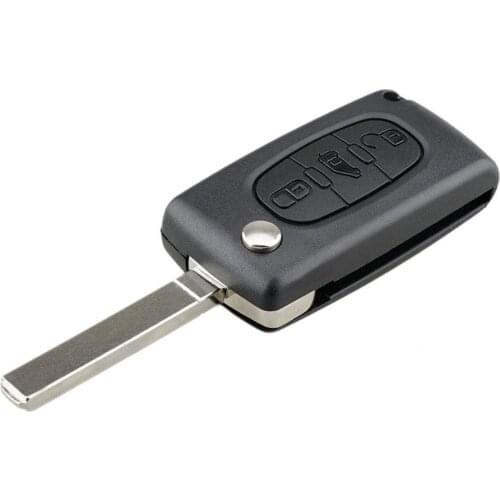 Fits For Peugeot Partner For Citroen Berlingo Or Dispatch 3 Button Key Fob Remote Case Key Case Key Protector Car Accessories