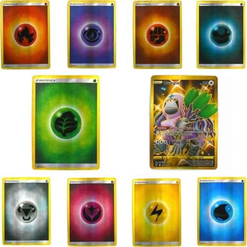 Pokemon Cards Anime Energy V VMAX TCG Pikachu Non Repeat Shining English Board Game Battle Carte Children Pokemon English Toys