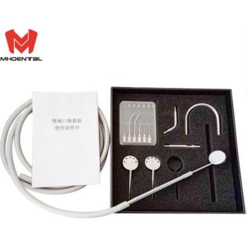 Dental Saliva Ejector Suction Mirror System Antifog dental mouth mirror