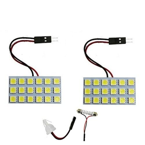 50Pcs SMD 5050 12V 3.6W 18 Leds LED Lighting Board Pannel Source Beads For Automobile Car Reading/Interior/Trunk/Roof Lamp