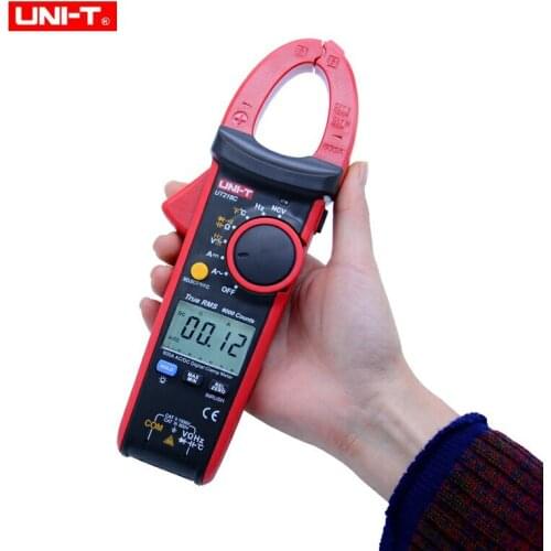 UNI-T UT216C Digital Clamp Meters True RMS 600A NCV V.F.C Diode LCD Work Light Temperature Test AC DC Auto Range Multimeters