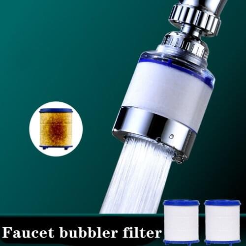 Water Saving Kitchen Faucet Aerator Nozzle Tap Adapter Device Splashproof water filter Bubbler Swivel Head Bathroom Accessories