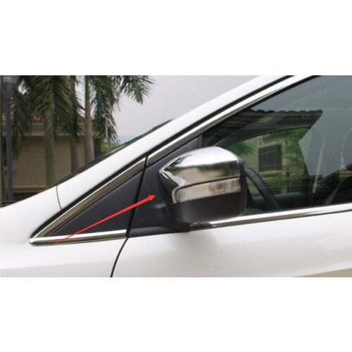 ABS SIDE VIEW MIRROR WING MIRROR CASES TRIM DECALS FOR FORD KUGA ESCAPE 2013-2017 ACCESSORIES CAR STYLING