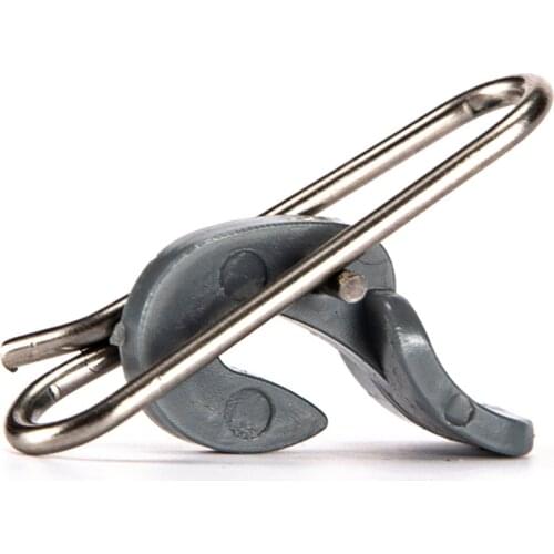 10pcs Fishing Bait Clips / Hook Bait Release Clip Sea Fishing Accessories Fishing Bait Clips Stainless Steel Pin Fishing Lure