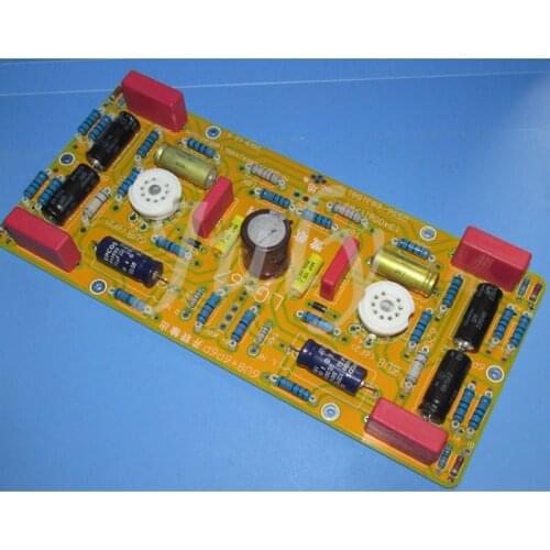 6U8 (6F2) push 6P6P parallel output circuit board, suitable for pushing 6P1 6P14 6P15 6P6P 6P3P electronic tube parallel output