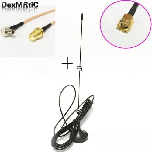 4G 3G GSM antenna 6dbi high gain magnetic base with 3meters cable SMA male +SMA Female Connector to TS9 Male RG316 Cable 15CM