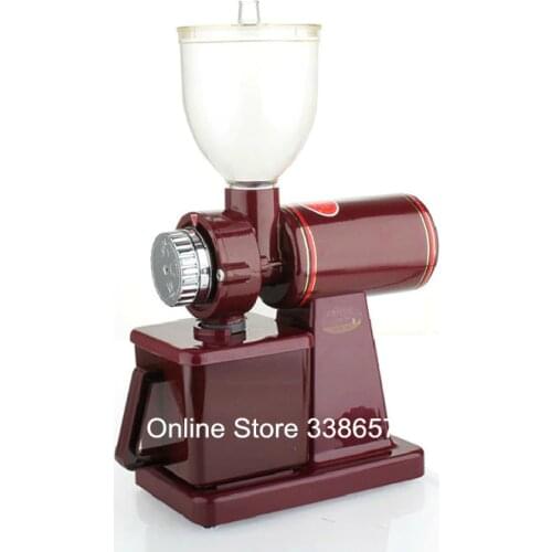Small home electric espresso coffee bean grinder coarse/ fine grinding burr mill machine