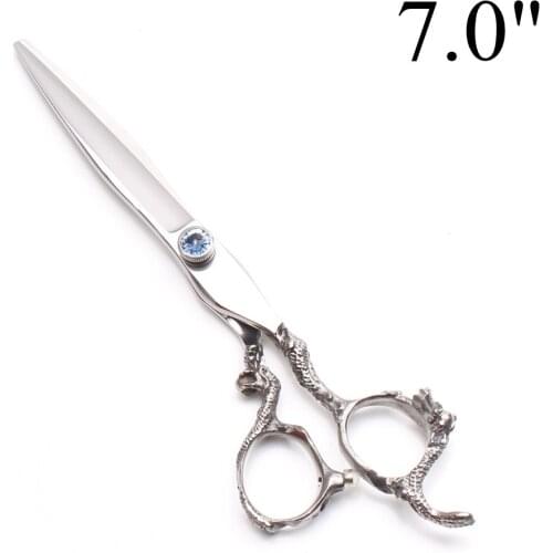 C9006 7" 440C Customized Logo Hairdressing Scissors Haircut Shears Straight Shears Thinning Scissors Professional Hair Scissors