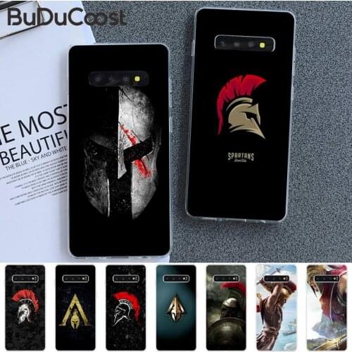 Chenel ACT action game Spartan Painted Phone Case for Samsung Galaxy S10 S10E Lite s6 s7 s8plus s9plus S5 S20