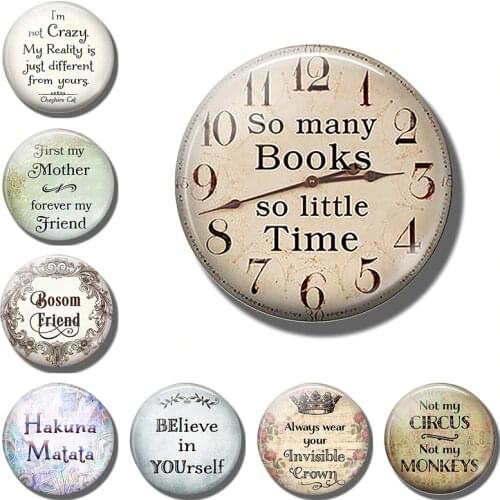 EQJJYPOC Clock Fridge Magnets