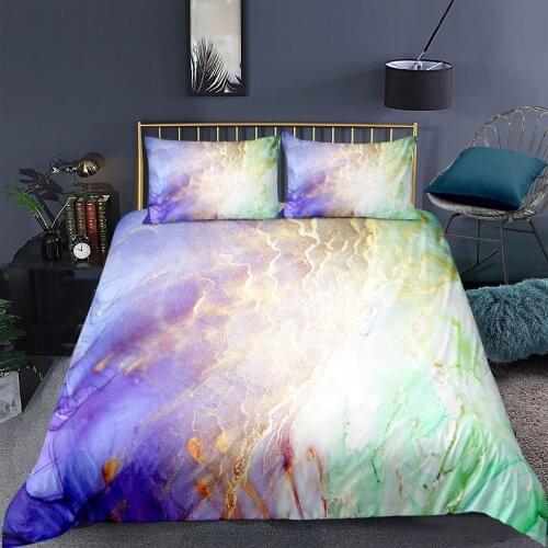 3D Print Bedding Set Adult Child Kid Bedroom Quilt Cover Psychedelic Ocean Duvet Cover Pillowcase Single Twin Double Queen King