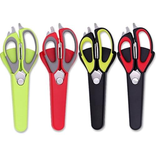 Kitchen Scissors, Multifunctional Detachable Magnetic Scissors, Food Powerful Scissors, Multifunctional Refrigerator Scissors