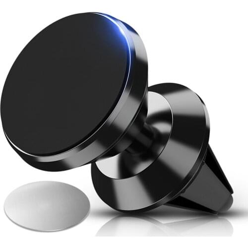 Car Magnetic Phone Holder Camper Bus Truck Van 360 Rotable GPS Navigation PDA PSP MP4 Player Air Vent Magnetic Bracket Stand