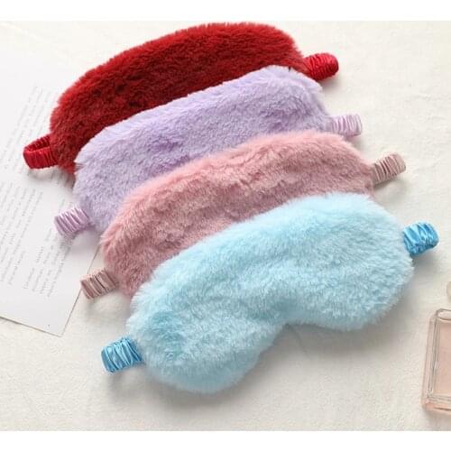 Sleeping Mask Sleeping Blindfold Soft Plush Eye Masks Cute Love Cloud Eye Cover Plush Mask Eyepatch Nap Health Eye Cover