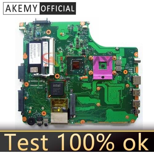 AKEMY Laptop Motherboard For Toshiba Satellite Pro A300 A300-1DZ Intel 478 GL960 V000125670 6050A2169401 Free CPU ddr2