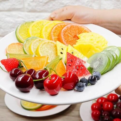 Mini Photography Props Simulation Fruit Slices For Studio Photo Desktop Shooting Decoration Accessories