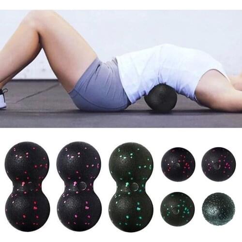 EPP Lacrosse Myofascia Ball Peanut Massage Ball High Density Lightweight Fitness Body Fascia Exercise Relieve Pain Yoga Ball