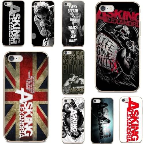 Soft TPU Covers UK Asking Alexandria logo Rock Band For Xiaomi mi Redmi Note 3 4 4X 5 6 7 8 8t 9 9s 9t 10 pro lite