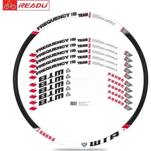 WTB-Frequency-i19 wheel set stickers bike 27.5 inch wheels mountain bike wheel rim stickers bike stickers rims decals