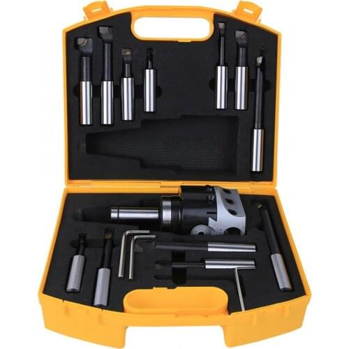 17Pcs/Set C20-F1-18 Metric System 75mm Boring Head Set High Accuracy CNC Milling Tool Kits