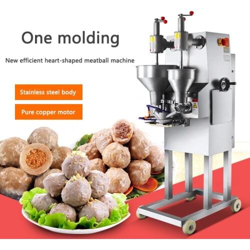 New upgrade Commercial meatball maker XZ-609 stuffing meatball machine Automatic meatball molding machine 220-230pcs/min 1.5kw