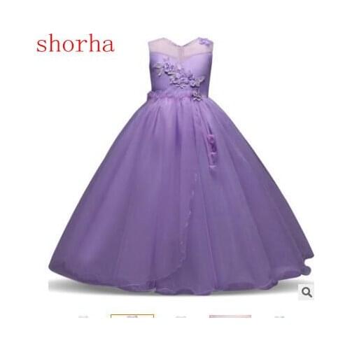 Handmade embroidery Party Girl Dress Wedding for Girls Birthday Newborn Kids Dresses Princess Infant tutu Dress Girl Clothes