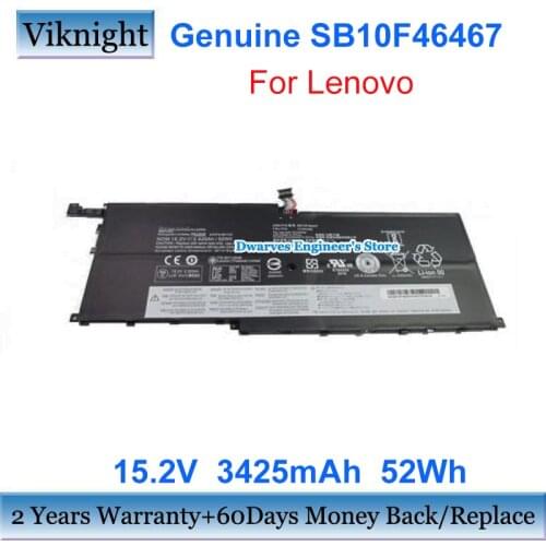 Genuine SB10F46467 Battery For Lenovo Thinkpad X1 Carbon 20FB Yoga Series 20FBCTO1WW 20JDCTO1WW 20FB-CT01WW FRU 00HW029 15.2V