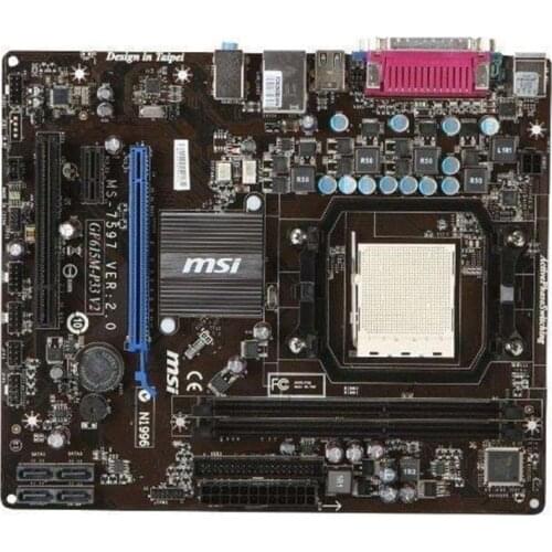 For MSI GF615M-P33 V2 Desktop Motherboard Socket AM3 NVIDIA GeForce DDR3 16GB SATA II Micro-ATX Original Used PC Motherborad