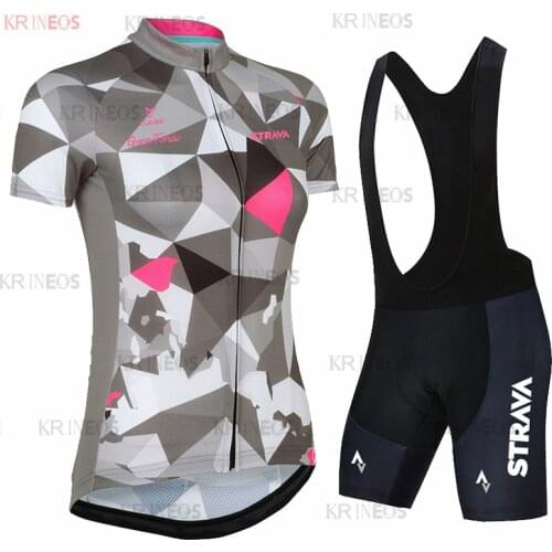 STRAVA Woman Clothing 2021 Bike clothes Quick-Dry Clothing Ropa Ciclismo uniformes Maillot Sport Wear Cycling Jerseys Sets