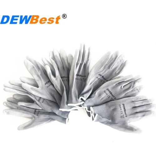 Safety Protective Gloves Pu Gloves Special Construction Gloves Maintenance Supplies Labor Nylon Gloves Car Maintenance Gloves