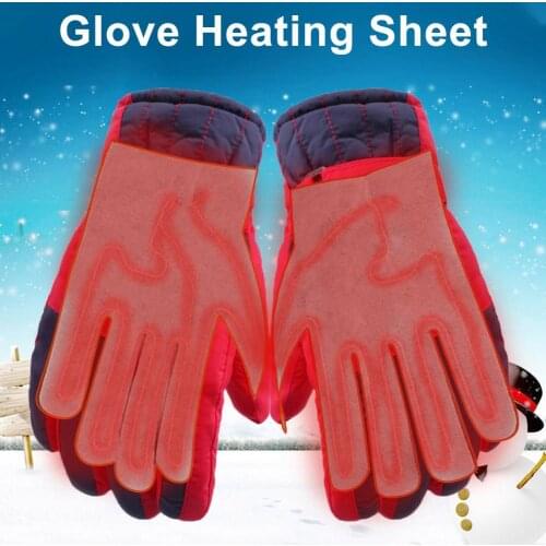 Winter Glove Heating Sheet Three-speed Thermostat Switch Waterproof Folding Resistant Far-infrared Graphene Heating Pad Film