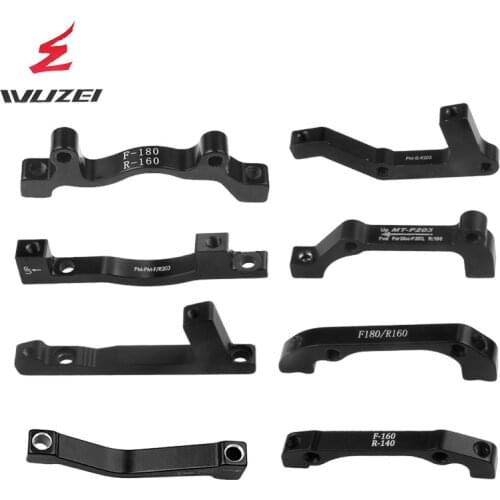 WUZEI MTB 1pc Brake Disc Ultralight Bracket A B to PM Brake Disc Bracket Adapter For 140 160 180 203mm rotor bike brake parts