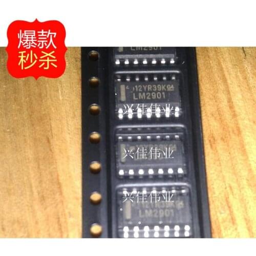 10PCS The new LM2901 LM2901DR LM2901DT SOP14 four voltage comparator