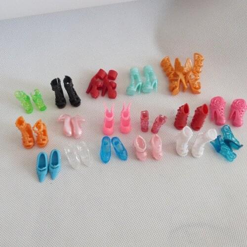 17pairs/set mixed color mixed style shooes fit for 29cm high baby doll findings girl gift--style & color by randomly