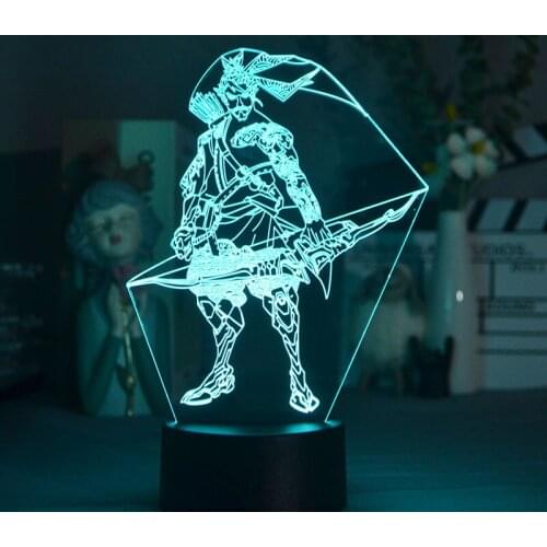 APP Control 3D Night Sensor Light Game Nightlight Overwatch Decorative Lamp Kids Bedroom Gaming Room Club Decor Anime Fans Gift
