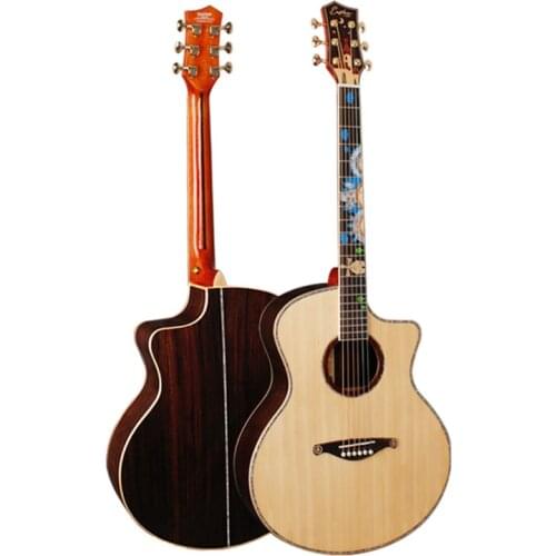 41 inch Top Spruce Acoustic Guitar 4-string Rosewood Folk Guitar Concert Professional GuitarAGT186