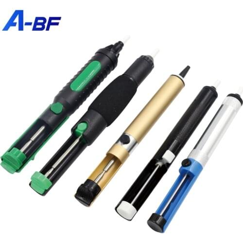 A-BF Pump Suction Soldering Sucker Welding Repair Hand Tool Vacuum Removal Strong Suction Pen Vacuum Tin Cleaner