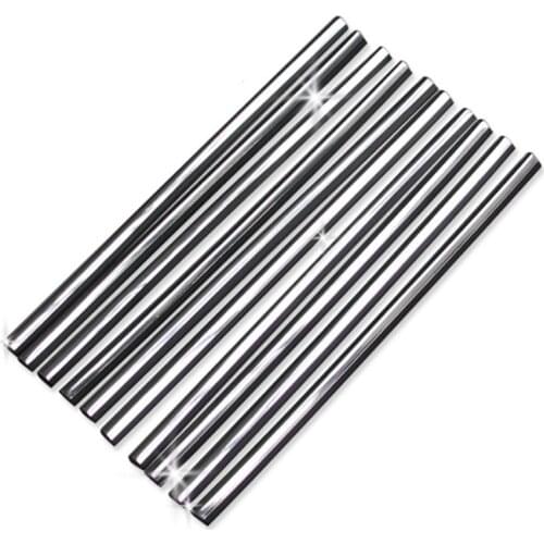 Car styling U Shaped DIY Air Vent Grille Decoration Strip for Peugeot RCZ 206 207 208 301 307 308 406 407 408 508 2008-6008