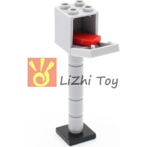 MOC blocks 4645+4346 The letter box DIY Enlighten BlockBricks Compatible Particles Building Block Toy Accessory