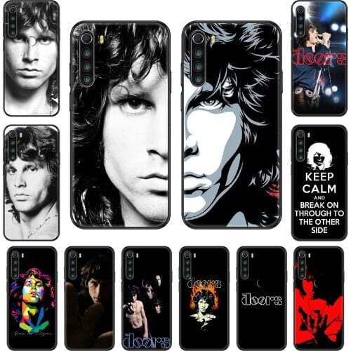 The Doors Jim Morrison Phone case For Xiaomi Redmi Note S2 4 5 6 7 8 A S X Plus Pro black fashion back soft cell cover silicone