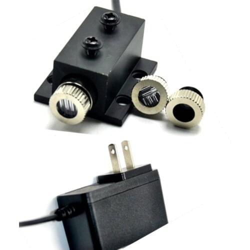 Focusable 980nm 100mw IR Infrared Laser Diode Module Dot Line Cross 3 in 1 with Adapter & 12mm Heatsink