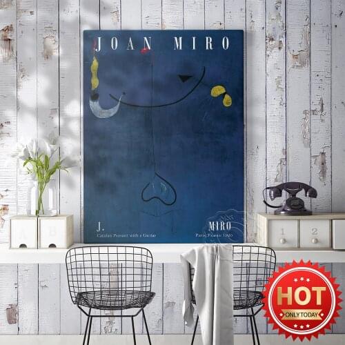 Joan Miro Artwork Exhibition Poster, Guggenheim Museum, Vintage Art Decor, Modern Remake Art Poster, Joan Miro Abstract Art