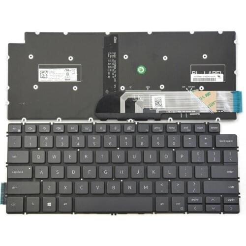 New For Dell Inspiron 13 5390 5391 7391 14 7490 7491 5493 5498 Series Laptop Keyboard US Black With Backlit