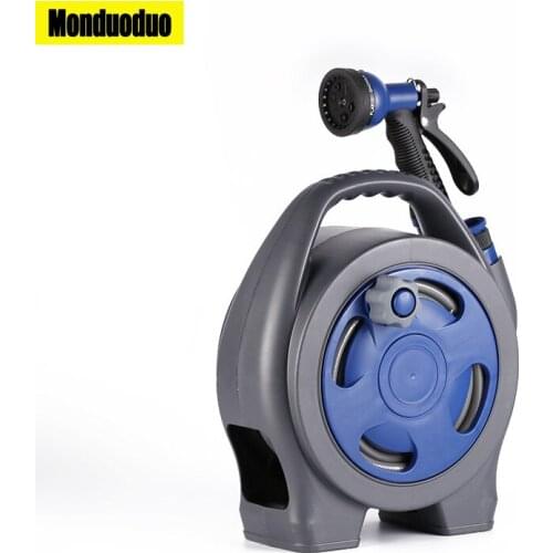 Monduoduo Balcony Courtyard Garden Watering Nozzle High Pressure Car Washing Tool Set Mini Water Pipe Storage Rack LYF-2020