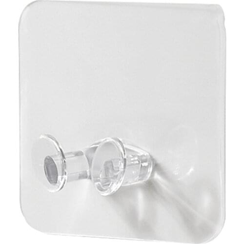 6PCS Wall storage hook power plug socket wall glue hanger home office multifunctional wall-mounted self-adhesive hook