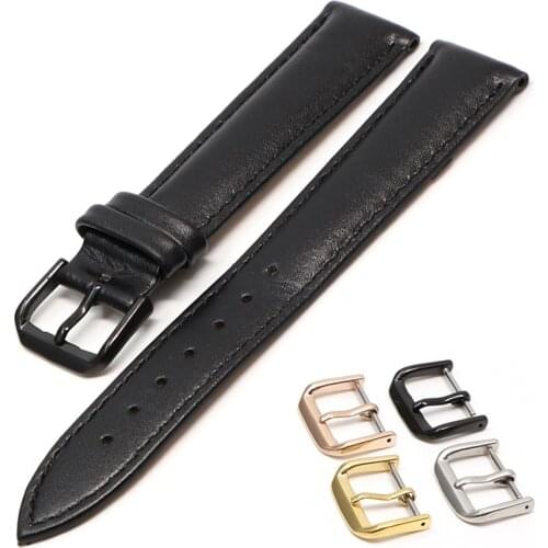 New arrived High Quality 14MM 16MM 18MM 20MM 22MM 24MM Bracelet Genuine Leather Band Bracelet Watch Bracelet black brown