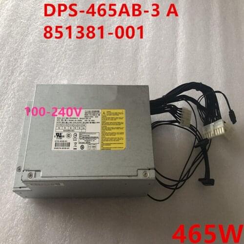 New Original PSU For HP Z4 G4 465W Power Supply DPS-465AB-3 A 851381-001