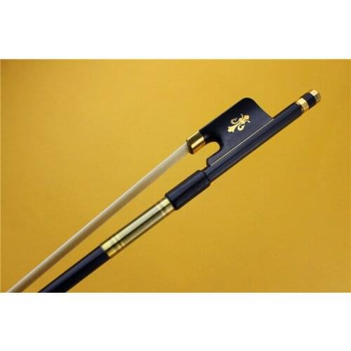 New Professional black Carbon fiber viola bows ebony frog very nice